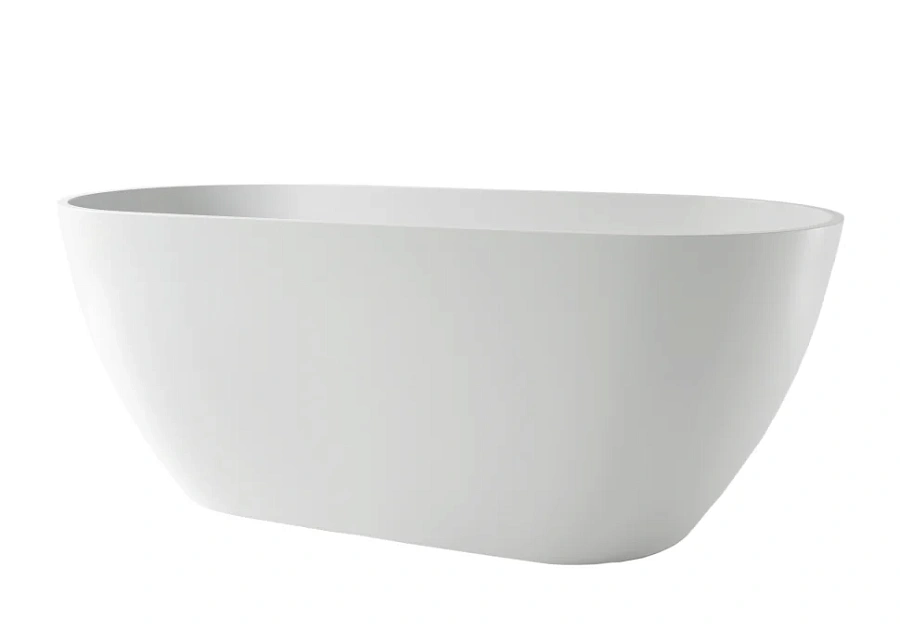 Ванна каменная Holbi Venus Solid Surface 170x80 белый матовый