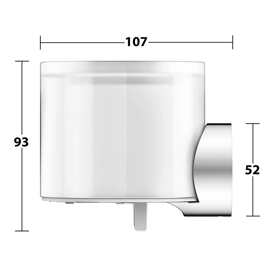 Дозатор для жидкого мыла Keuco Reva 12852019000 хром