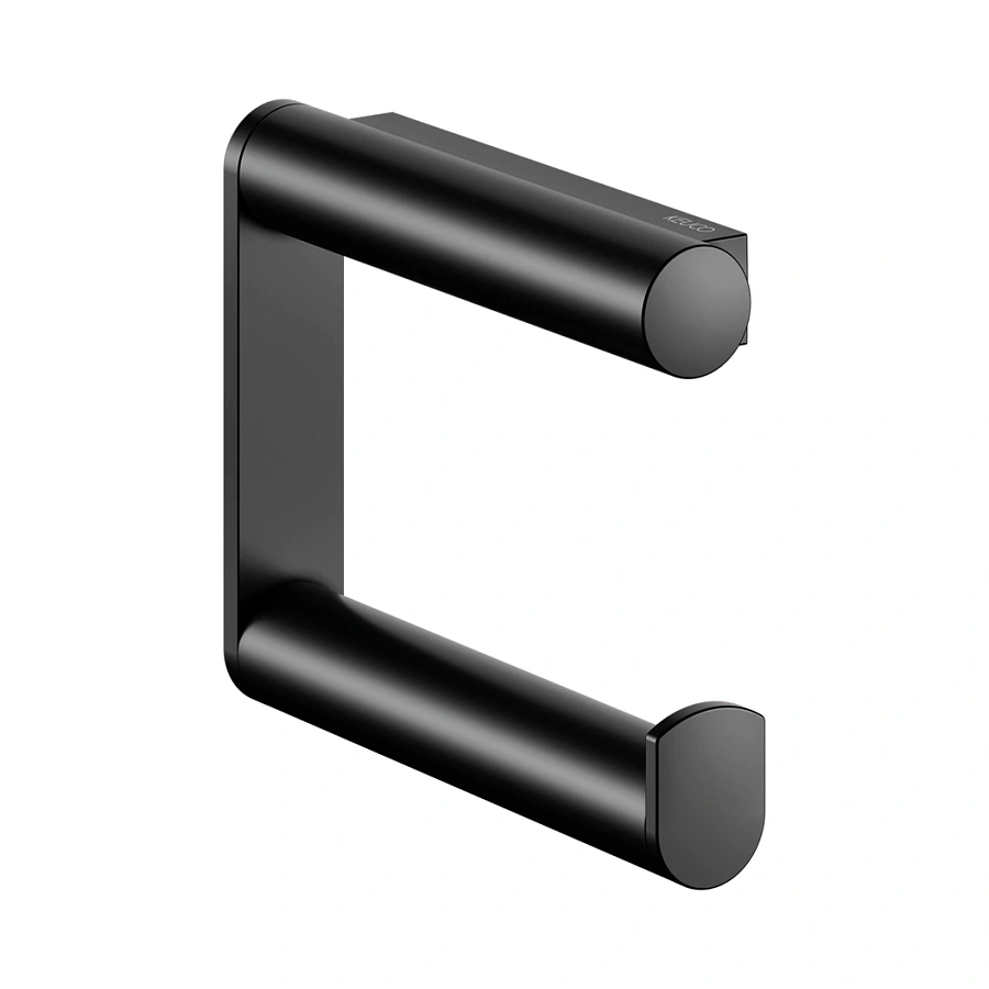 Держатель туалетной бумаги Keuco Plan с открытой формой скобы 14962370000 черный матовый, исполнение справа