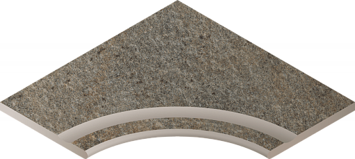 Бортик Italon DISTRICT EMERALD BOR.60X60 SVASATO ANG.ROUND 30 / ЭМЕРАЛЬД БОРT.60X60 С ВЫЕМКОЙ УГЛ.ЗАК.30