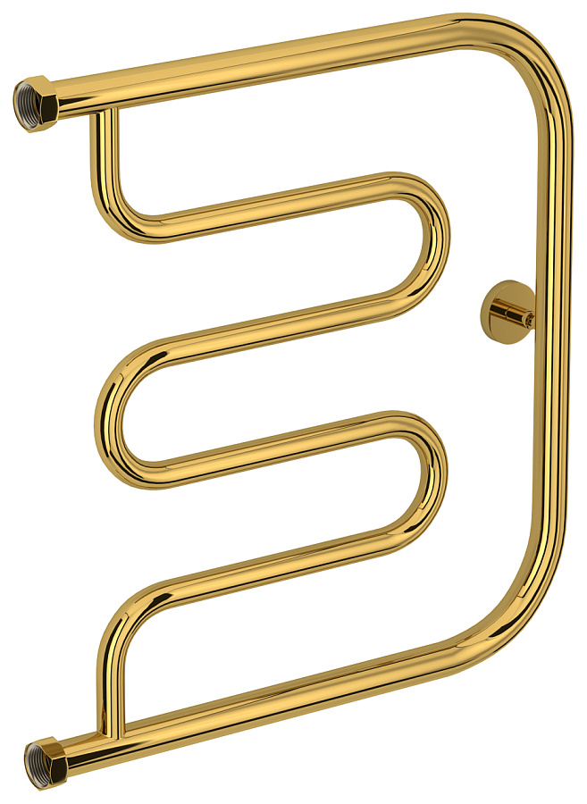 Водяной полотенцесушитель Сунержа Лира+ 500х500, Золото, арт.03-4011-5050