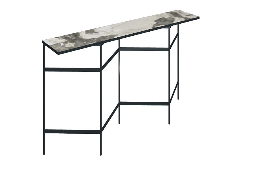 Книжный стеллаж со столешницей из керамогранита Italon Home TRINITY 150х30