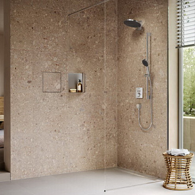 Ручной душ Hansgrohe Pulsify Select 105, 3jet, Activation, хром, 24100000