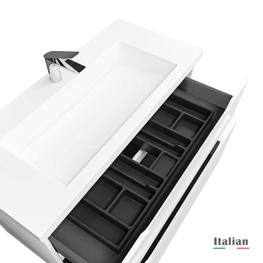 Тумба Jorno Puro 100 с органайзером