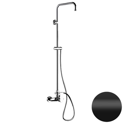 Душевая система Remer Energy EY37ASSDNO, черный матовый