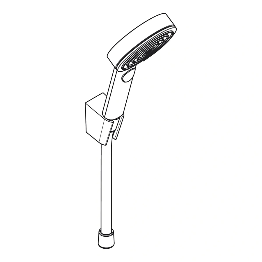 Душевой набор Hansgrohe Pulsify 105, 3jet, шланг 160 см, хром, 24303000