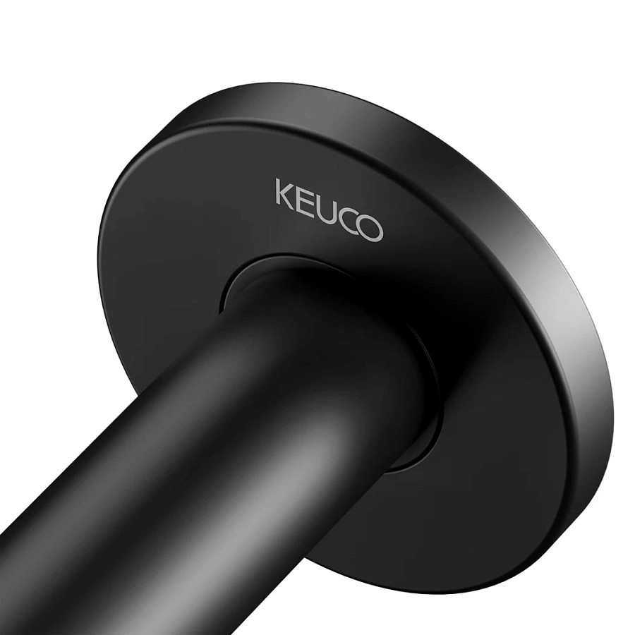 Полотенцедержатель 1-рычажный Keuco Plan 14923370000 339 мм черный матовый