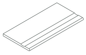 Бортик FOSSIL DESERT BOR.30X120 SVASATO ROUND / ФОССИЛ ДЕЗЕРТ БОРТ.30X120 С ВЫЕМКОЙ ЗАКР