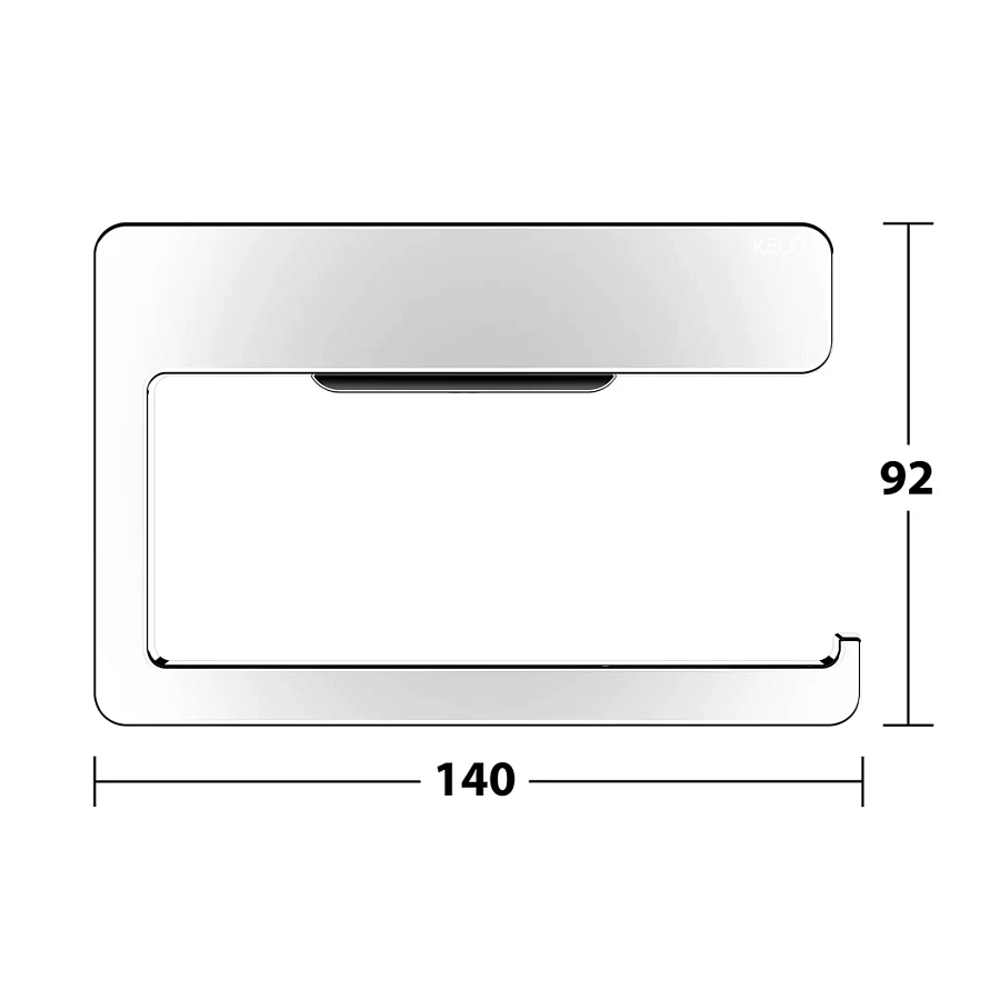 Держатель туалетной бумаги Keuco Moll 12762010000 хром