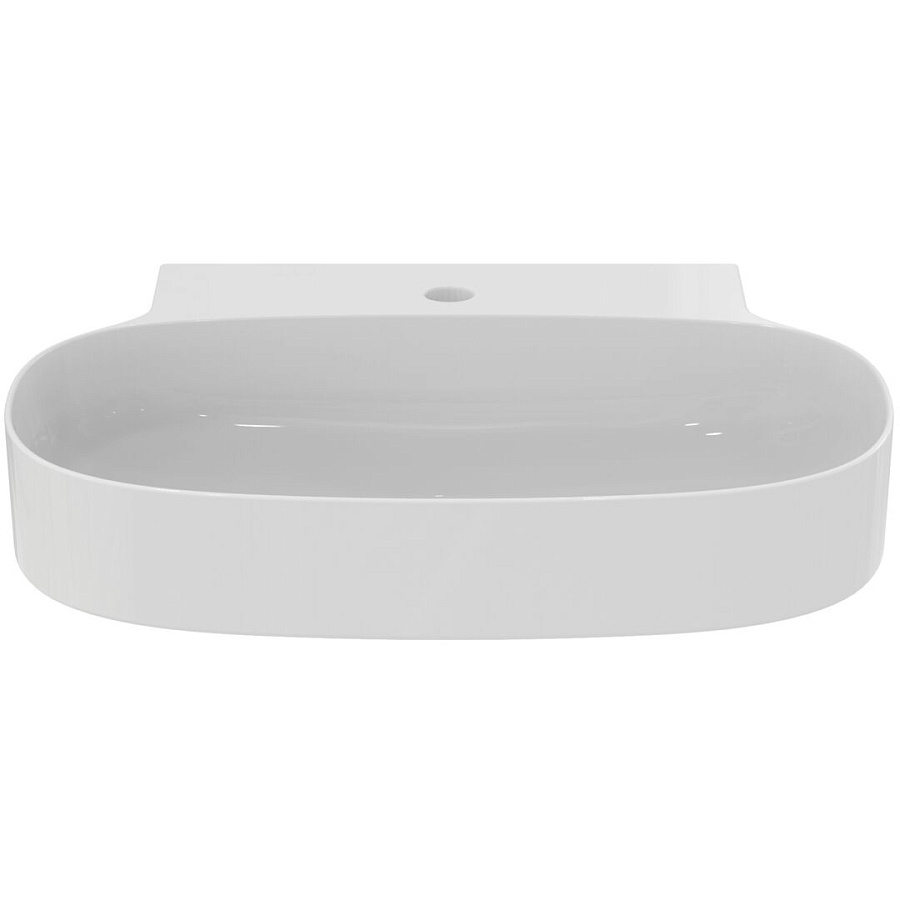 Раковина Ideal Standard Atelier Linda-X 60x50 см T4988V1 без перелива, шлифованный низ, белый матовый