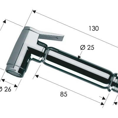Гигиенический душ Remer 332OLAX, хром
