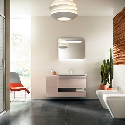 Напольный пристенный унитаз Ideal Standard Tonic II Aquablade K317201 с сиденьем