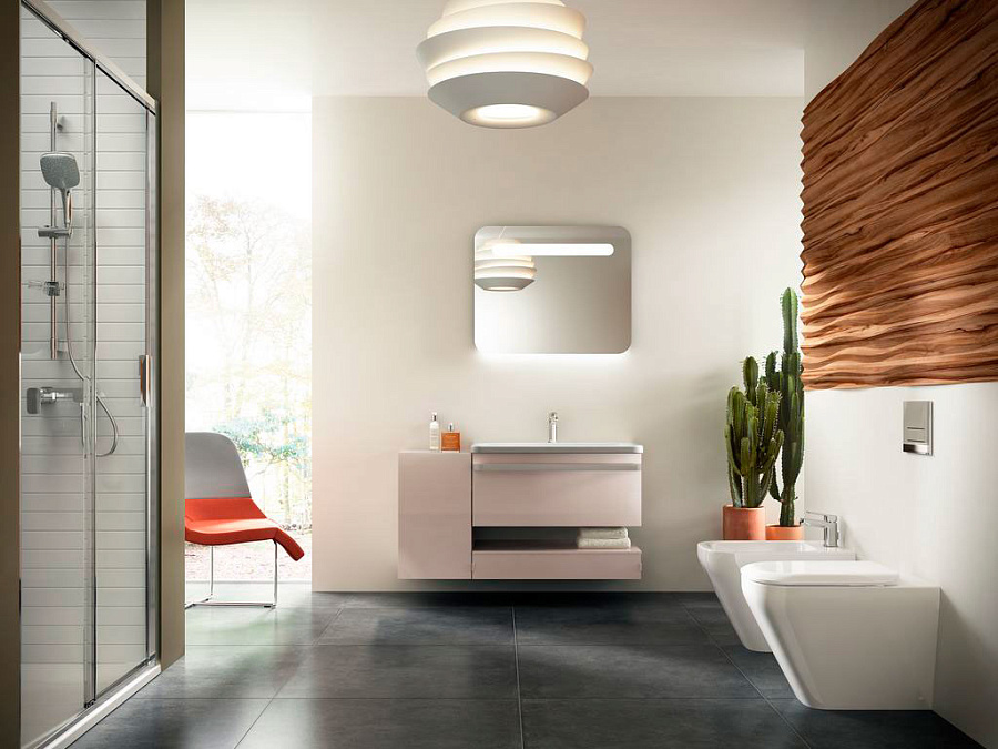 Напольный пристенный унитаз Ideal Standard Tonic II Aquablade K317201 с сиденьем