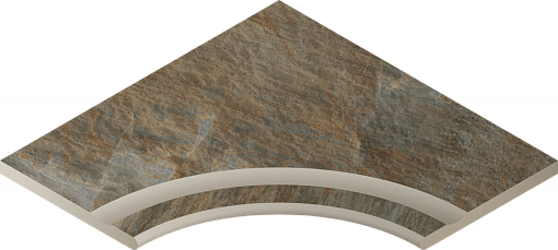 Бортик Italon MAGNETIQUE DARK BOR.60X60 SVASATO ANG.ROUND 30 / ДАРК БОРT.60X60 С ВЫЕМКОЙ УГЛ.ЗАКР.30