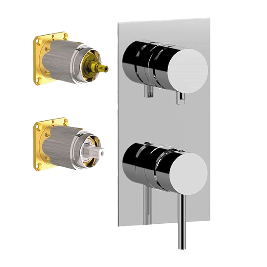 Смеситель для душа Remer X Style X93QKB, хром