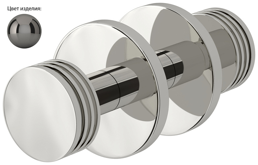 Вешалка КАНЬОН двойная для ДР ХОРДА (Черный хром), арт.01-2010-0004