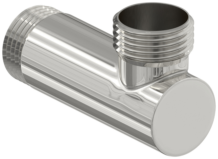 Уголок н/ж "СУНЕРЖА" G 1" нар.р. L-93 мм / G 1" нар.р. L-30.5 мм (Без покрытия), арт.00-1506-1010