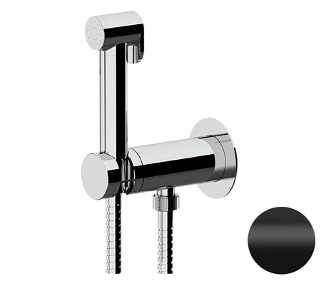 Гигиенический душ со смесителем Remer X Style X61PWNO, черный матовый