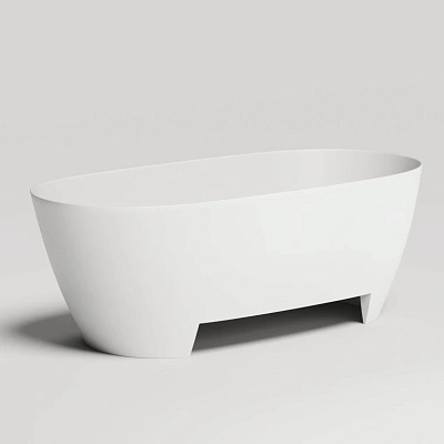 UM12122 Ванна отдельностоящая LoveForm LOFO 170x80 Solid Surface белый матовый
