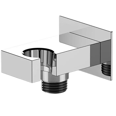 Держатель ручного душа с подключением шланга Remer 337W, хром