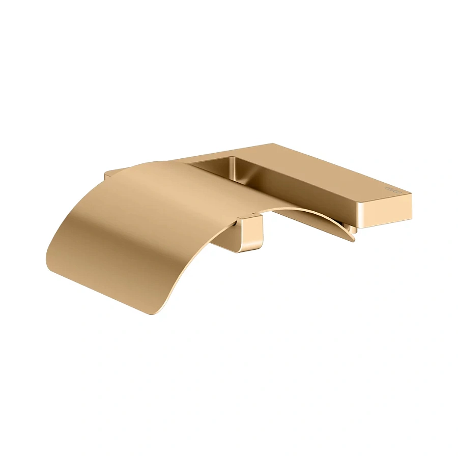 Держатель туалетной бумаги с крышкой Keuco Moll 12760250000 латунь шлифованная