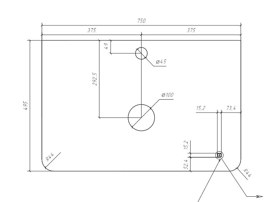 Тумба под умывальник Jorno Shine 75 подвесной белая