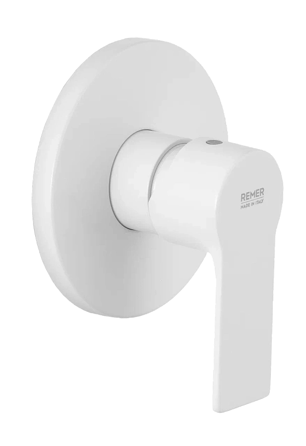 Смеситель для душа Remer Energy EY30BO, белый матовый