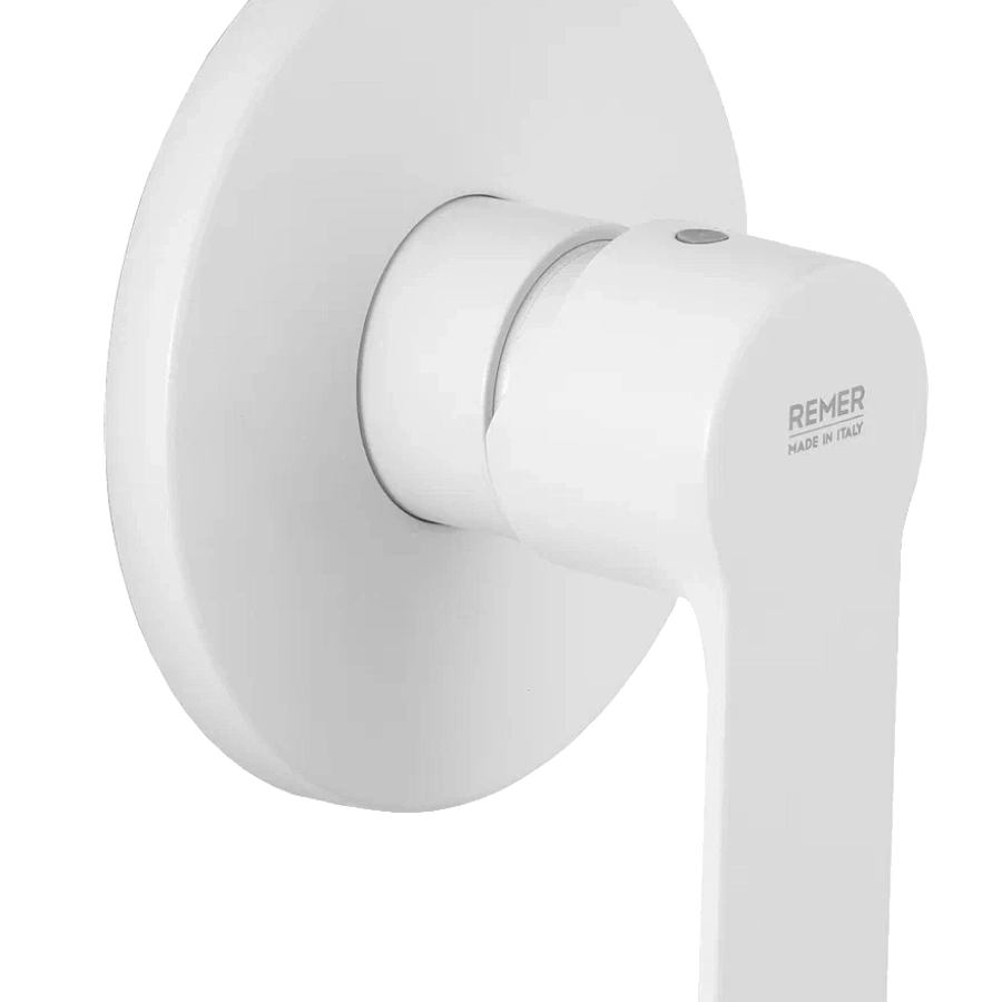 Смеситель для душа Remer Energy EY30BO, белый матовый