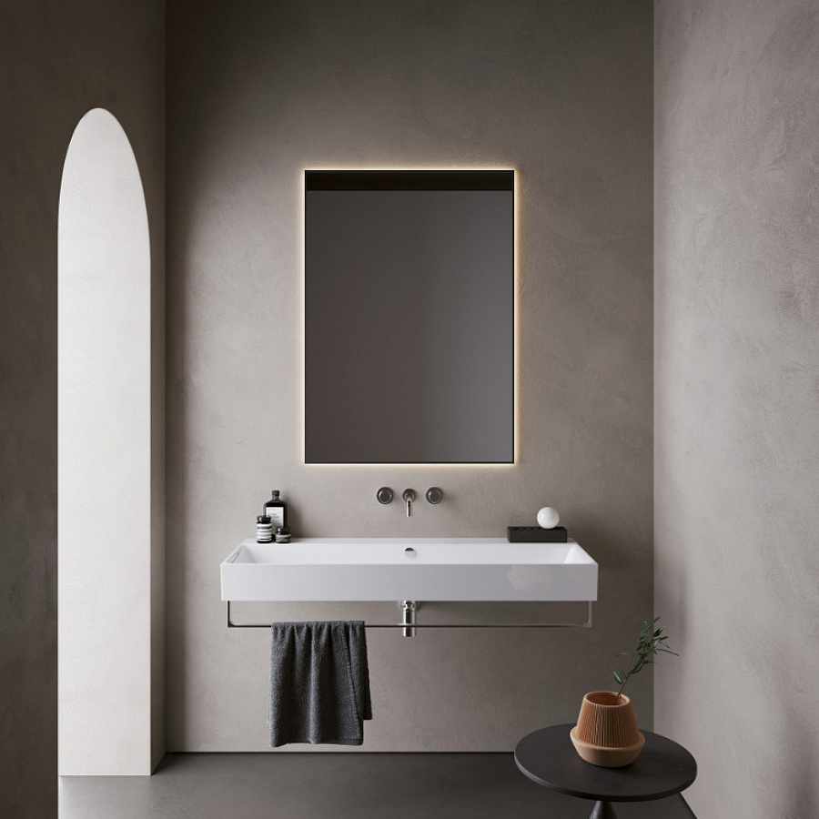 Раковина Catalano Premium 120х47, арт.0221200001, без отв. под смеситель, белый глянцевый