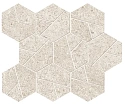 Мозаика Boost Stone White Mosaico Hex