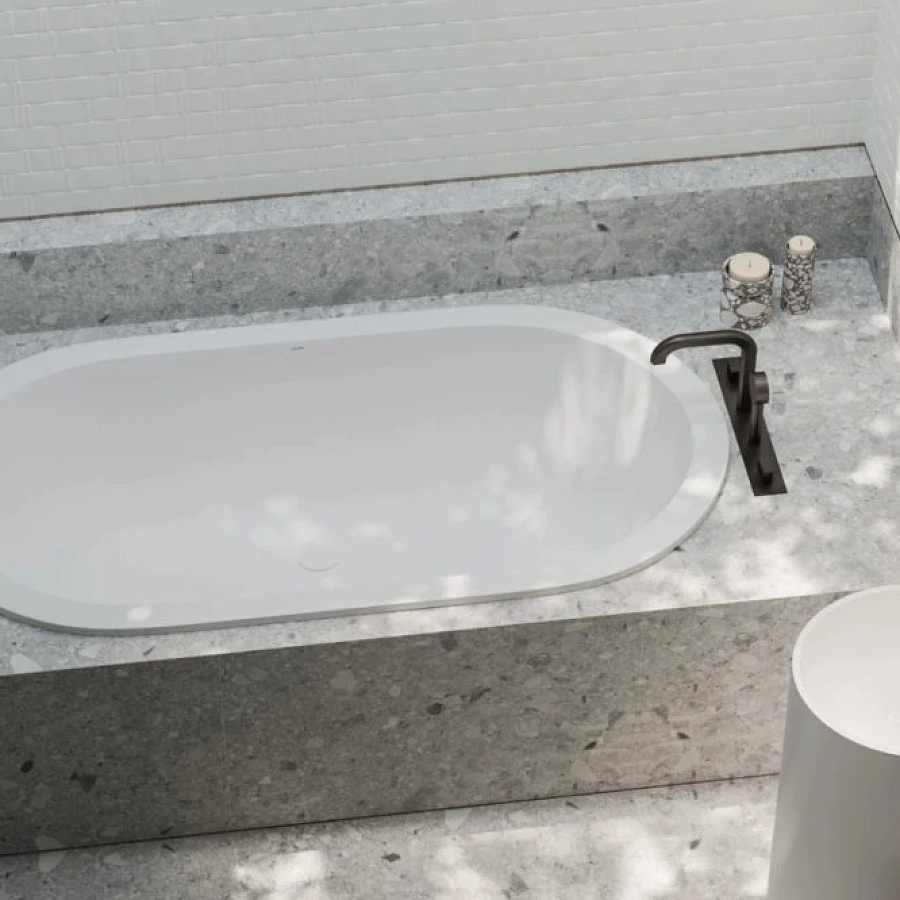 Ванна встраиваемая Holbi Lyra SR 160x86, белый матовый, арт.1.01.009.11.1