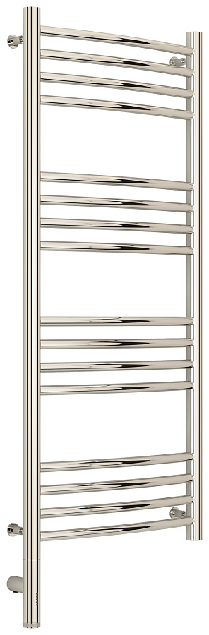 Электрический полотенцесушитель Сунержа Богема 3.0 выгнутая 1000х400 МЭМ левый, Без покрытия, арт.00-5802-1040