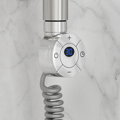 Электрический полотенцесушитель Стилье Формат 12 600х400 правый, Без покрытия, арт.00512-6040