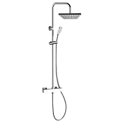 Душевая система термостатическая Remer Absolute ST32X8CPSD25, хром