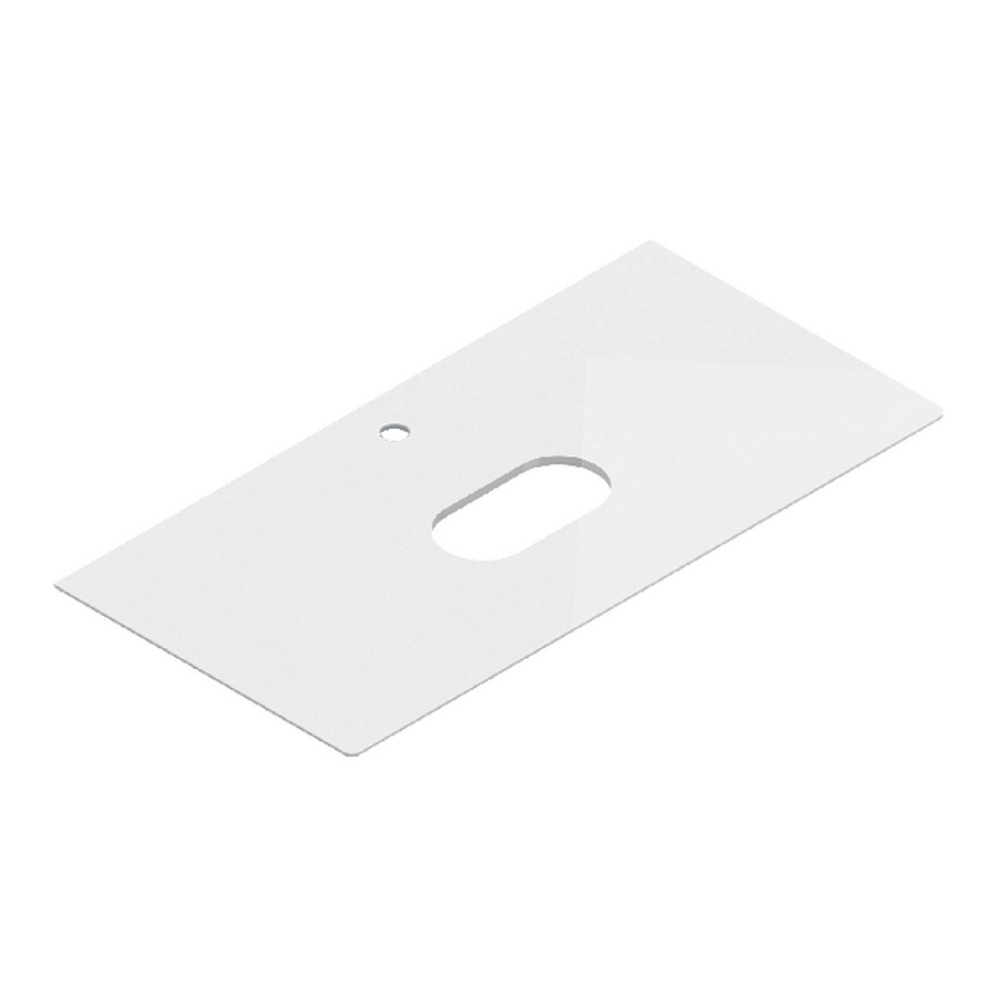 Столешница керамическая Catalano Ceramic Top 0831001001 белый 100*50, 1 отверстие