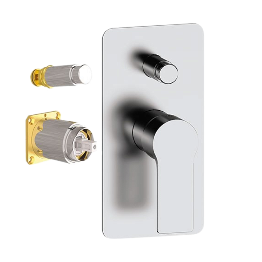 Смеситель для душа Remer Energy EY09KB, хром