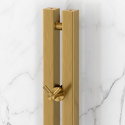 Водяной полотенцесушитель Сунержа Фьорд PRO 1200х50, Состаренная латунь, арт.051-0458-1250