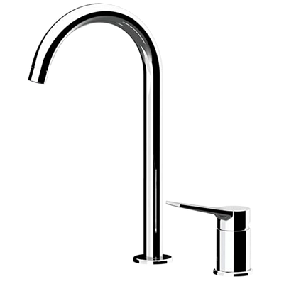 Смеситель для раковины Remer Slash SL57L, хром