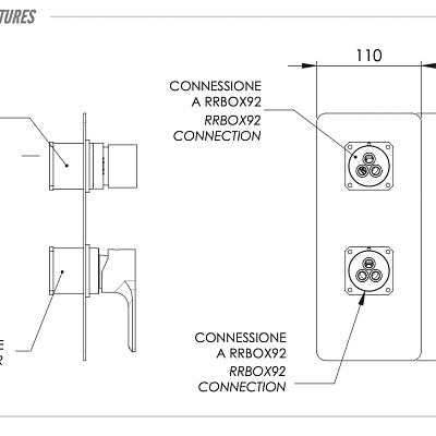 Смеситель для душа Remer Energy EY92KB, хром