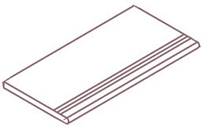 Ступень Italon COSMOS WHITE GRADINO 30X120 / КОСМОС УАЙТ СТУПЕНЬ 30X120