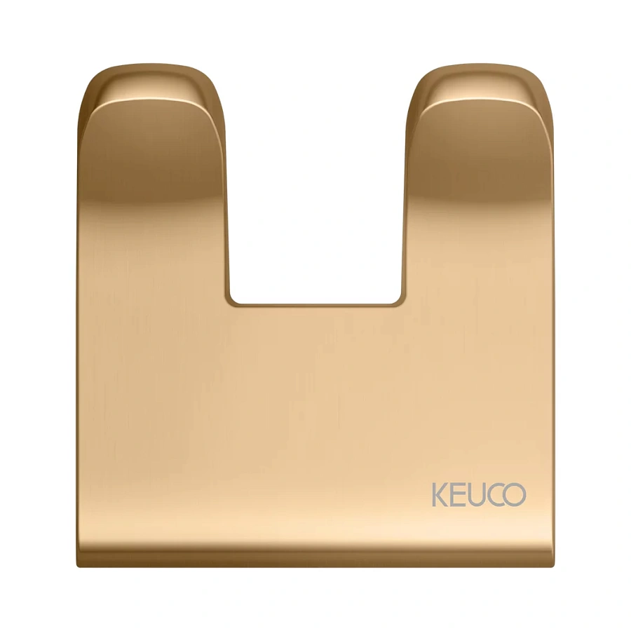 Крючок для полотенца Keuco Moll два 12713250000 латунь шлифованная