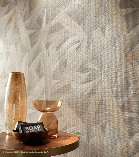 Декор Aplomb Cream Leaf Lux 50x120