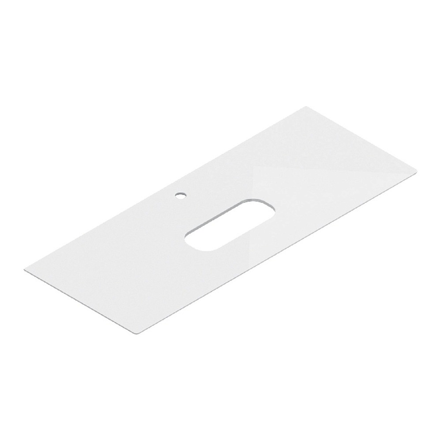 Столешница керамическая Catalano Ceramic Top 0831251001 белый 125*50, 1 отверстие
