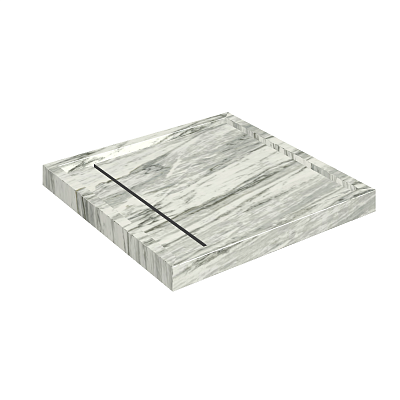 Душевой поддон из керамогранита ITALON HOME Diamond 80, арт.620820000001