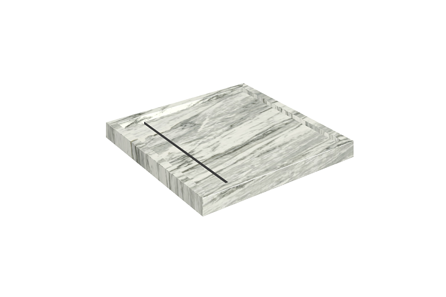 Душевой поддон из керамогранита ITALON HOME Diamond 80, арт.620820000001