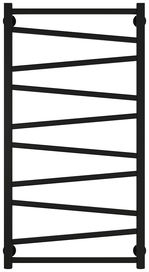 Водяной полотенцесушитель Сунержа Сирокко 1000х500, Матовый чёрный, арт.31-0253-1050