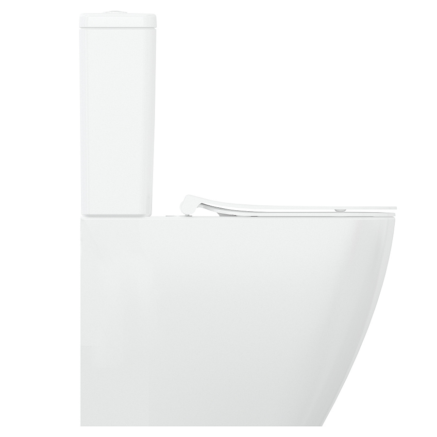 Напольный унитаз Ideal Standard i.life S RimLS+ с бачком и сиденьем Soft-Close, пристенный