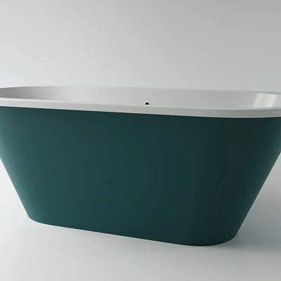 Ванна каменная Holbi Galatea Solid Surface 170x77 белый матовый