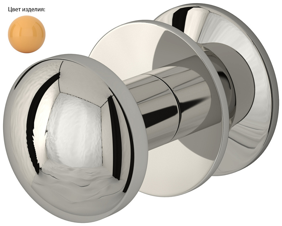 Вешалка "СФЕРА" н/ж для ДР "СУНЕРЖА" (RAL 1017 Шафраново-жёлтый), арт.1017-2010-0001