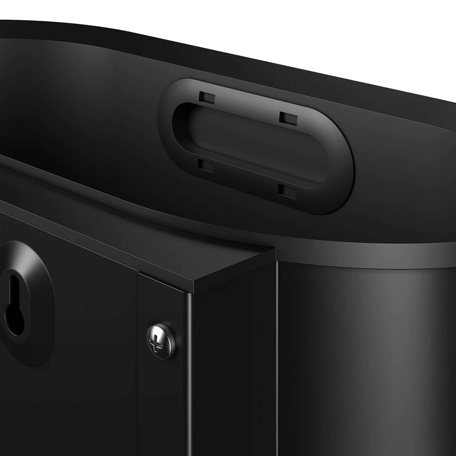 Контейнер для мусора Keuco Plan 14988370000 черный матовый / черный